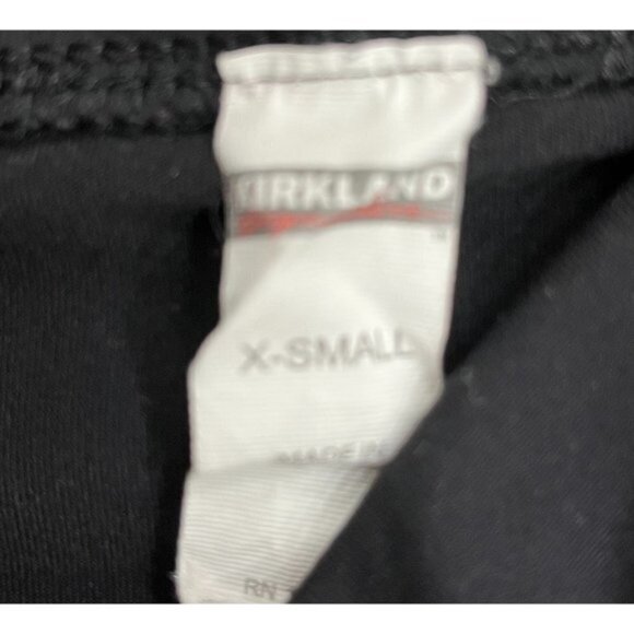 Kirkland Black Gray Signature Ladies Active Tight Workout Leggings XS - Picture 3 of 4